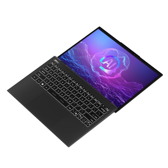 MSI Prestige 13 AI+ Evo A2VMG-065FR Copilot+ PC Intel Core Ultra 9 288V Ordinateur portable 33,8 cm (13.3") 2.8K 32 Go LPDDR5x-SDRAM 1 To SSD Wi-Fi 7 (802.11be) Windows 11 Pro Gris