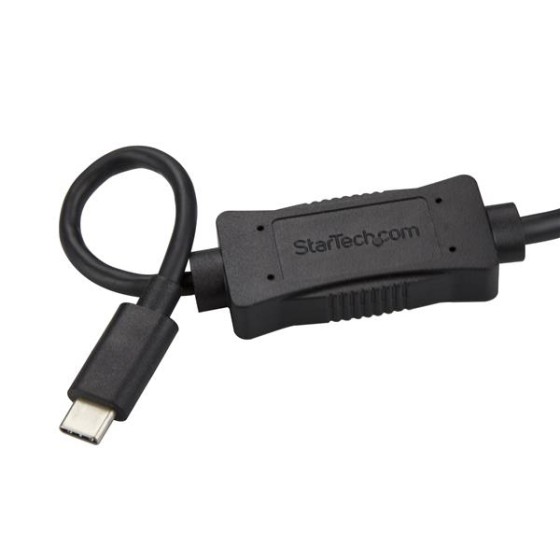 StarTech.com Câble adaptateur USB-C vers eSATA de 1 m - USB 3.0 (5 Gbps) - USB Type-C vers disque dur ou SSD eSATA - Contrôleur de stockage - SATA 6Gb/s - USB 3.0 - noir