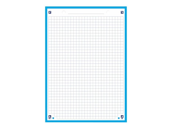 1 Bloc de 30 feuilles de fiches bristol bleues A5 5x5