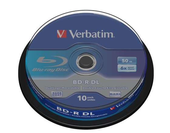Verbatim - BD-R DL x 10 - 50 Go - support de stockage