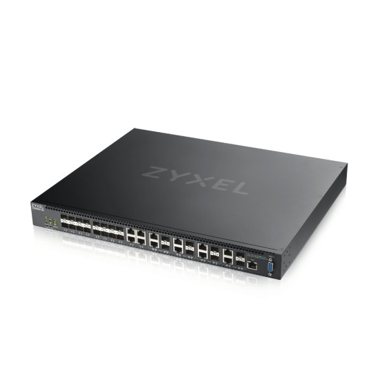 Zyxel XS3800-28 - Commutateur - C2+ - Géré - 4 x 10GBase-T + 16 x 10 Gigabit SFP+ + 8 x combo 10 gigabits SFP+ - Montable sur rack
