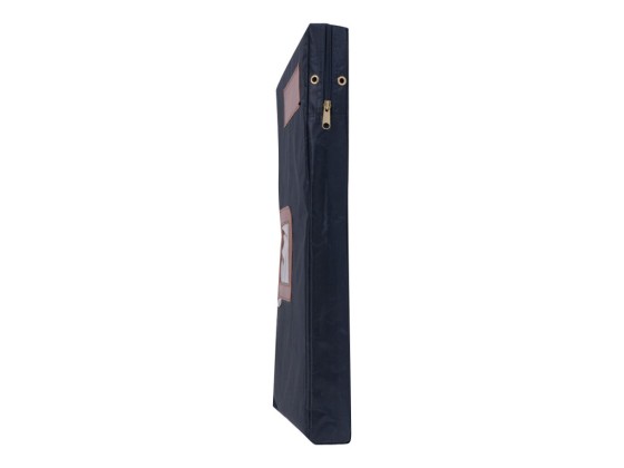 1 Pochette courrier à soufflet L 40xP 5xH 50 cm bleue en polyester