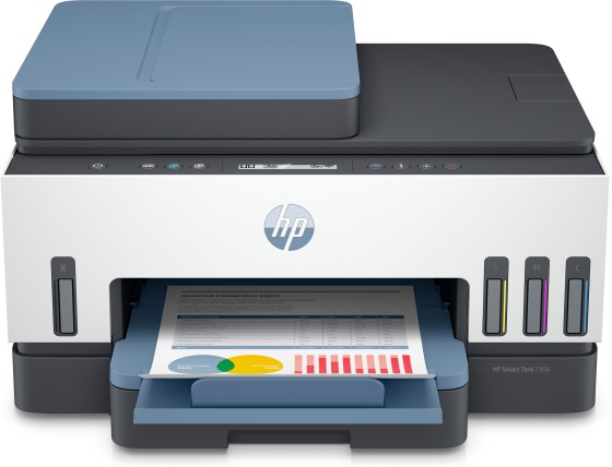 HP Smart Tank 7306 All-in-One A4 color 9ppm Print Scan Copy Dark Surf Blue