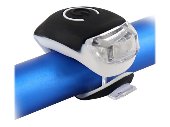 1 Eclairage avant à LED blanche pour vélo/trottinette