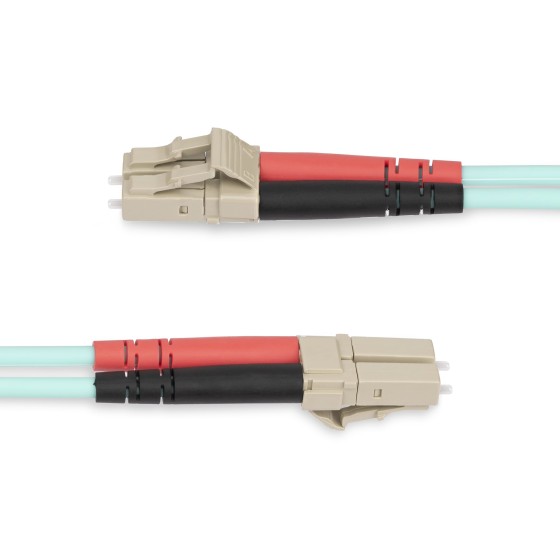StarTech.com Câble à Fibre Optique Multimode LC/UPC vers LC/UPC OM4, 20m - Cordon de raccordement - LC/UPC multimode (M) pour LC/UPC multimode (M) - 20 m - fibre optique - duplex - 50 / 125 microns - OM4 - débit de transfert de données jusqu'à 100 Gbps, s