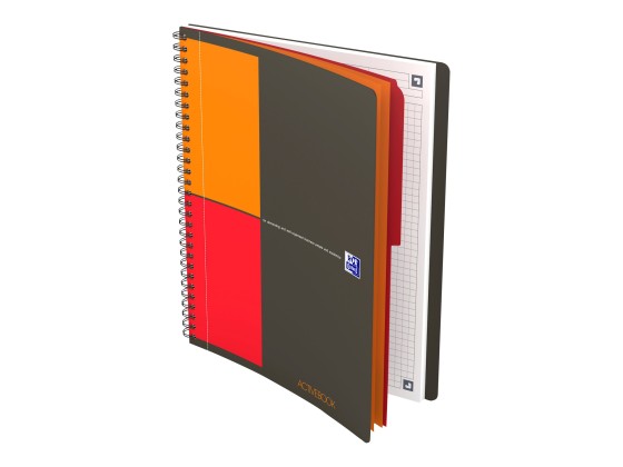 1 Cahier spirale Activebook, B5,160 pages, 5x5, Oxford International