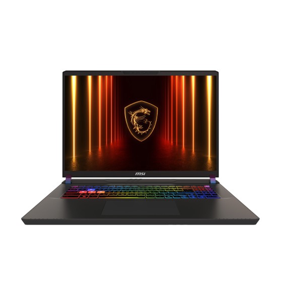 MSI Vector 17 HX AI A2XWIG-010FR Intel Core Ultra 9 275HX Ordinateur portable 43,2 cm (17") Quad HD+ 32 Go DDR5-SDRAM 2 To SSD NVIDIA GeForce RTX 5080 Wi-Fi 7 (802.11be) Windows 11 Home Gris
