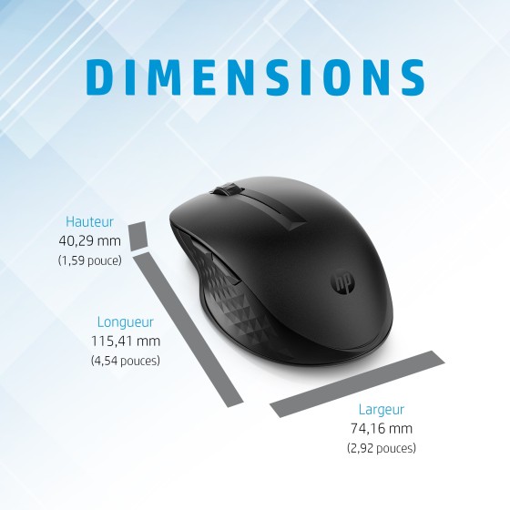HP 435 Multi-Device Wireless Mouse WW SmartBuy