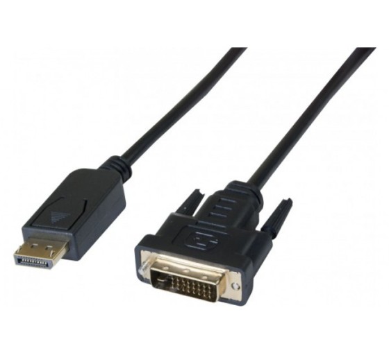 Hypertec 128211-HY câble vidéo et adaptateur 1,8 m DisplayPort DVI-D Noir