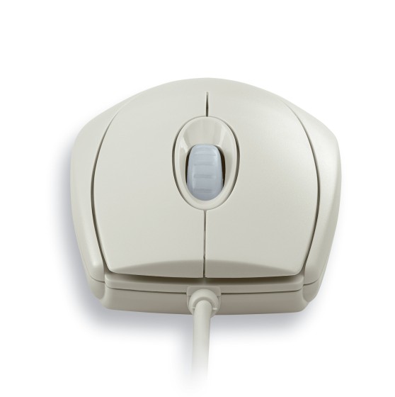 CHERRY WHEELMOUSE M-5400 Souris optique 1000 dpi 3 boutons USB+PS/2 grise claire