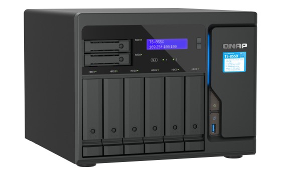 QNAP TS-855X-8G 8 Bay tower NAS Intel Atom C5125 8Go DDR4