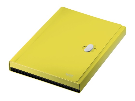 1 Trieur extensible Leitz en PP recyclé - 6 compartiments - Jaune