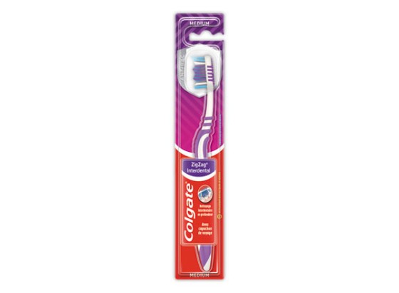 1 Brosse à dents Colgate Zig Zag Medium