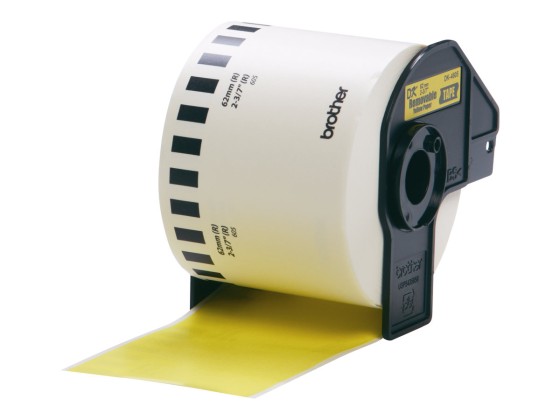 Brother DK-44605 printer label Yellow
