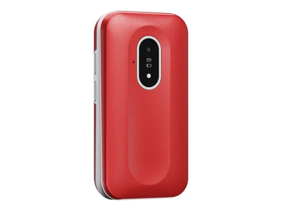 DORO Leva L20 - 4G téléphone de service - RAM 64 Mo / Mémoire interne 128 Mo - microSD slot - écran LCD (TFT) - 320 x 240 pixels (60 Hz) - rear camera 2 MP - rouge/blanc