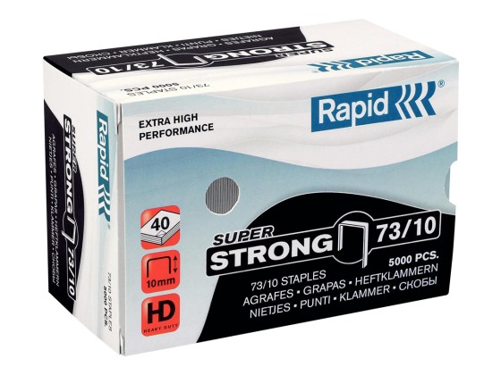 1 Boite de 5000 Agrafes RAPID  73/10