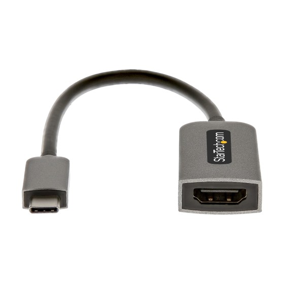 StarTech.com Adaptateur USB  C vers HDMI - Vidéo 4K 60Hz, HDR10 - Dongle USB vers HDMI 2.0b - USB Type-C DP Alt Mode vers Écrans/Affichage/TV - Convertisseur USB vers HDMI (USBC-HDMI-CDP2HD4K60) - Adaptateur vidéo - 24 pin USB-C mâle pour HDMI femelle - 1