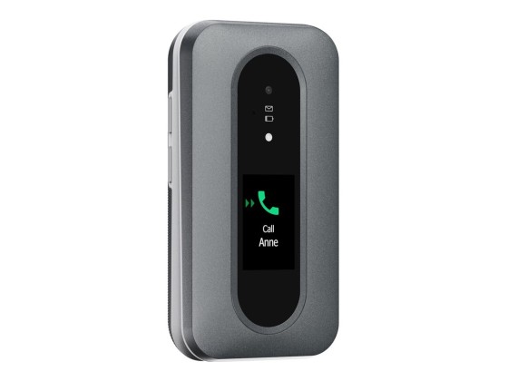 DORO Leva L30 - 4G téléphone de service - RAM 64 Mo / Mémoire interne 128 Mo - microSD slot - écran LCD (TFT) - 320 x 240 pixels (60 Hz) - rear camera 2 MP - blanc et noir