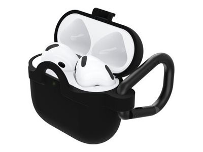OtterBox - Couvercle de boîtier pour boîtier de chargement des écouteurs sans fil - cristal noir - pour Apple AirPods 4