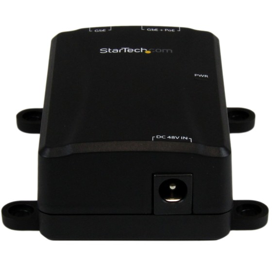 StarTech.com Injecteur Gigabit PoE+ à 1 port - Midspan Power over Ethernet à montage mural - 802.3at et 802.3af - PoE / PSE - Injecteur de puissance - 30 Watt
