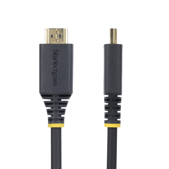 StarTech.com Câble HDMI Haut Débit de 3m Certifié Premium, 4K 60Hz/1440p 144Hz, HDR10/HDCP 2.2/ARC, 18Gbps, Cordon HDMI 2.0 UHD pour TV/Moniteur/Affichage, Gaine TPE