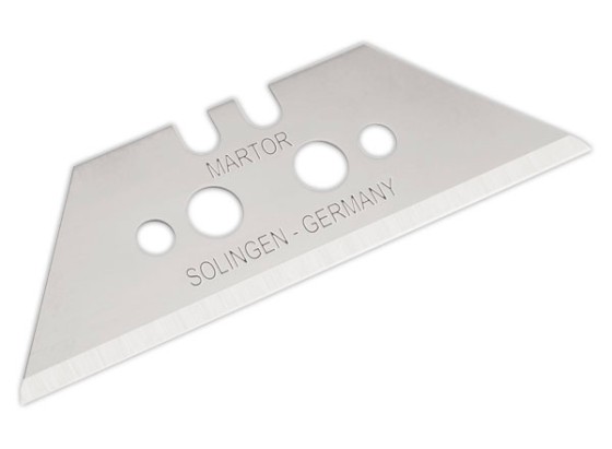 1 Etui de 10 lames trapèze n°99 pour cutter de sécurité MARTOR 19mm