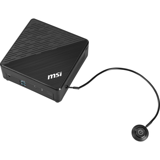 MSI Cubi 5 12M 003BEU - Barebone - mini PC 1 x Core i3 1215U - RAM 0 Go - Carte graphique Intel Iris Xe - IEEE 802.11ax (Wi-Fi 6E), Bluetooth 5.3, Gigabit Ethernet, 2.5 Gigabit Ethernet - noir