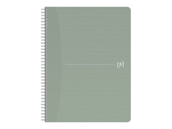 1 Cahier recyclé à spirales 180 pages 90gr A4 5x5.