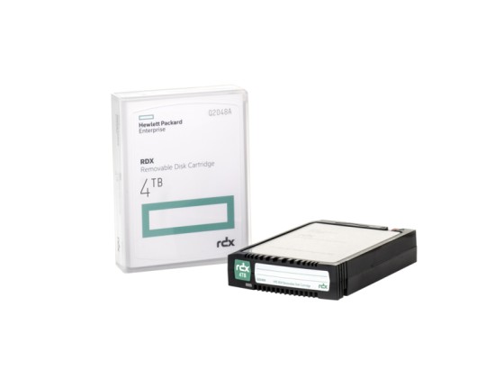 HP RDX 4TB Removable Disk Cartridge Cartouche RDX 4 To