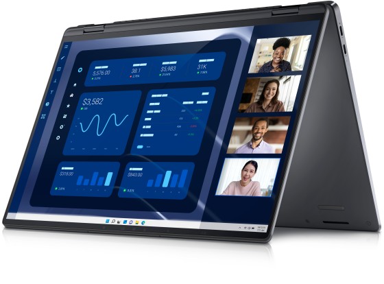 DELL Latitude 9450 2-in-1 Intel Core Ultra 7 165U Hybride (2-en-1) 35,6 cm (14") Écran tactile Quad HD+ 16 Go LPDDR5x-SDRAM 512 Go SSD Wi-Fi 7 (802.11be) Windows 11 Pro Français Gris