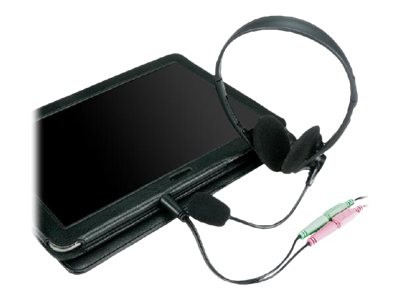MCL Adaptateur audio jack 3.5mm 4 contacts pour micro et casque - 20cm