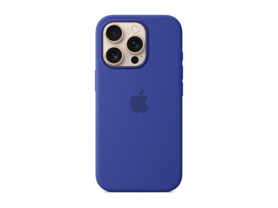 Apple - Coque de protection pour téléphone portable - compatibilité avec MagSafe - silicone - bleu d'outremer - pour iPhone 16 Pro