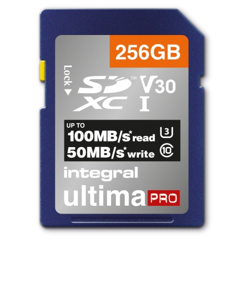 Integral INSDX256G-100/90V30 mémoire flash 256 Go SD UHS-I