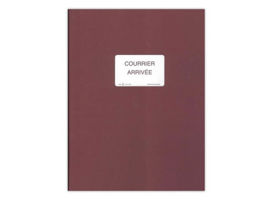 1 Registre courrier arrivée