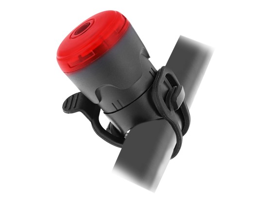 1 Feu ar. pour vélo/trottinette avec avertisseur de freinage