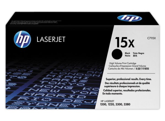 HP 15X toner LaserJet noir grande capacité authentique