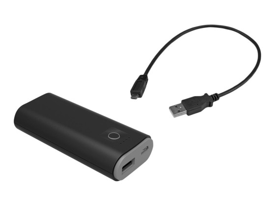 BATTERIE EXTERNE USB 6700 mAh. Sortie USB 2,1A. Entrée Micro USB 2.1A. Cable de charge micro USB fourni. Boitier noir et gris. Power bank compatible smartphones et tout appareil se chargeant en USB.