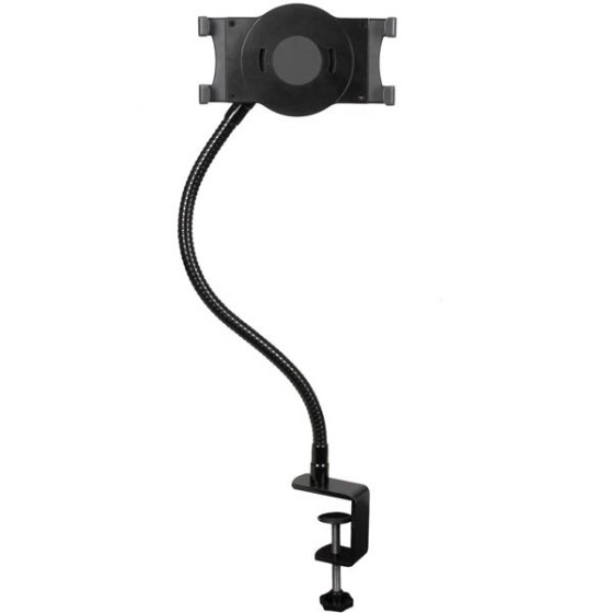 StarTech.com Support col de cygne pour tablette de 6.5" à 7.8" avec fixation de bureau - Rotation 360 &deg, (ARMTBLTUGN) - Kit de montage (attache-support, bras ajustable, bras de fixation réglable) - pour tablette - plastique, acier - noir - Taille d'écr