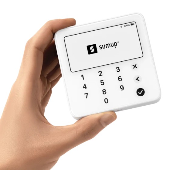SumUp Solo - Lecteur de carte EMC/NFC - blanc