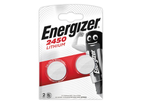 1 Blister de 2 Piles lithium ENERGIZER CR2450 (3V)