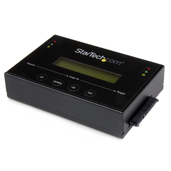 StarTech.com Duplicateur Disque Dur Autonome 1:1 avec Sauvegarde d'Images - Duplicateur de disque dur - 2 Baies (SATA-600) - pour P/N: SVA12M5NA