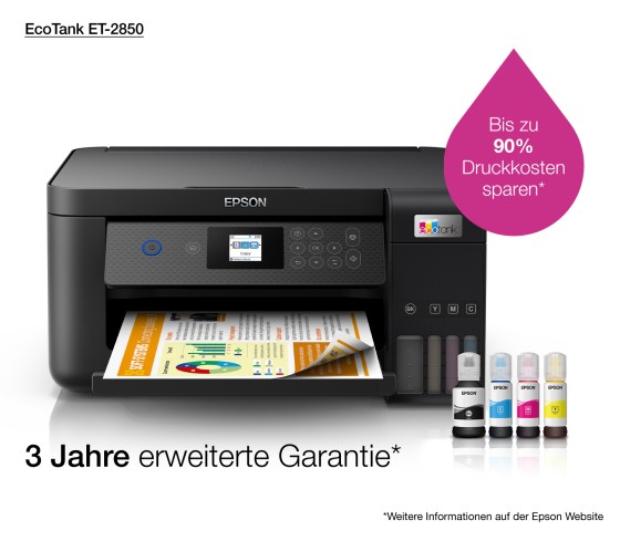 EPSON ET-2850 EcoTank color MFP 3in1 33ppm mono 15ppm color