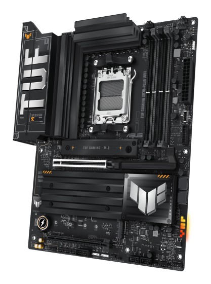 ASUS TUF GAMING X870-PLUS WIFI - Carte-mère - ATX - Socket AM5 - AMD X870 Chipset - USB4, USB-C 3.2 Gen 2x2, USB 3.2 Gen 2, USB 3.2 Gen 1 - Wi-Fi 7, 2.5 Gigabit LAN, Bluetooth - carte graphique embarquée (unité centrale requise) - audio HD (8 canaux)