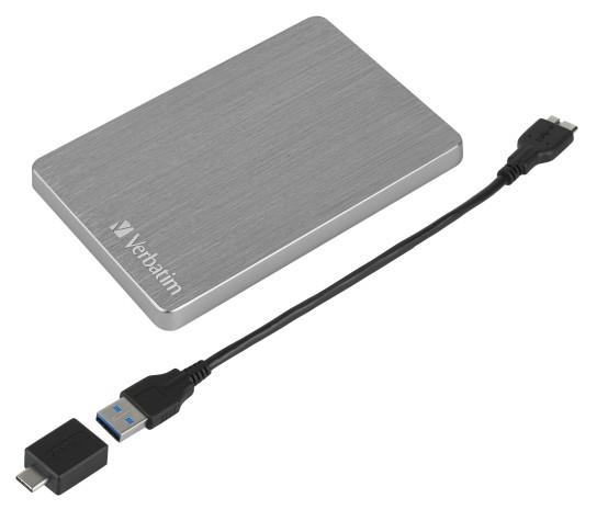 Verbatim Disque dur portable mince Store n Go ALU 1 To gris