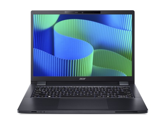 Acer TravelMate P4 14 TMP414-53-G2-TCO - Conception de charnière à 180 degrés - Intel Core 7 - 150U / jusqu'à 5.4 GHz - Win 11 Pro - Intel Graphics - 16 Go RAM - 512 Go SSD NVMe - 14" 1920 x 1200 - Gigabit Ethernet - Wi-Fi 6E, Bluetooth - bleu ardoise - c