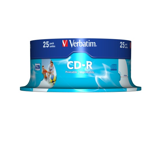 CD-R/700MB 52x SupAZO Spdl printabl 25pk