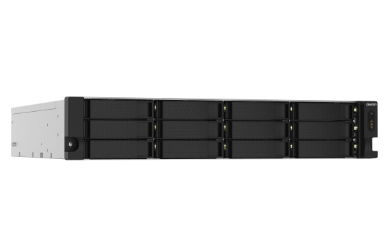 QNAP TS-1232PXU-RP-4G 12-Bay rackmount NAS AL324 4Go DDR4 UDIMM RAM SATA 6Gb/s 2x 10GbE SFP+ 2x 2.5GbE 1x PCIe Gen2 x2 slot 250W