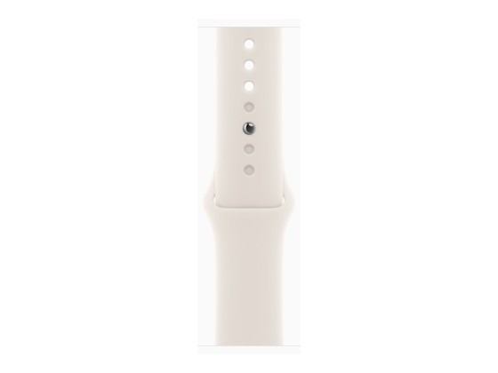 Apple Watch Series 10 (GPS + Cellular) - 42 mm - titane doré - montre intelligente avec bande sport - fluoroélastomère - droit - taille du bracelet : S/M - 64 Go - LTE, Wi-Fi 4, UWB, Bluetooth - 4G - 34.4 g