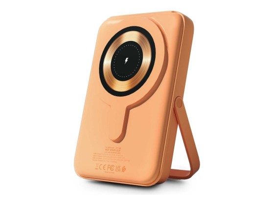 URBAN FACTORY MAGNEE POWER Wireless Magnetic Universal Powerbank 10.000mAh - Abricot Ice