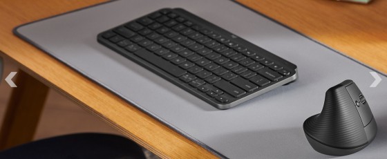 Logitech Lift souris Bureau Droitier RF sans fil + Bluetooth Optique 4000 DPI